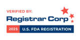 Registrar Corp logo mark 2025 U.S. FDA Registration 